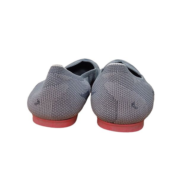 Rothy's Size 8 The Flat Retired Gray Camo Red Bottom Round Toe Ballet Flats - Picture 4 of 7